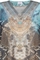 ZHENZI jurk kaftan Myri snake motief