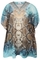 ZHENZI jurk kaftan Myri snake motief