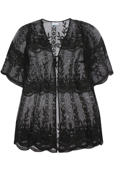 ZHENZI vest Myrt voile kant