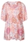 ZHENZI jurk Lyne print
