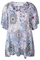 ZHENZI jurk Lyne print