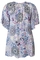 ZHENZI jurk Lyne print
