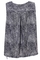 Gozzip Black singlet streep print