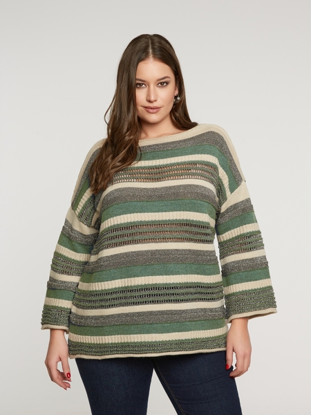 Mat fashion streep trui