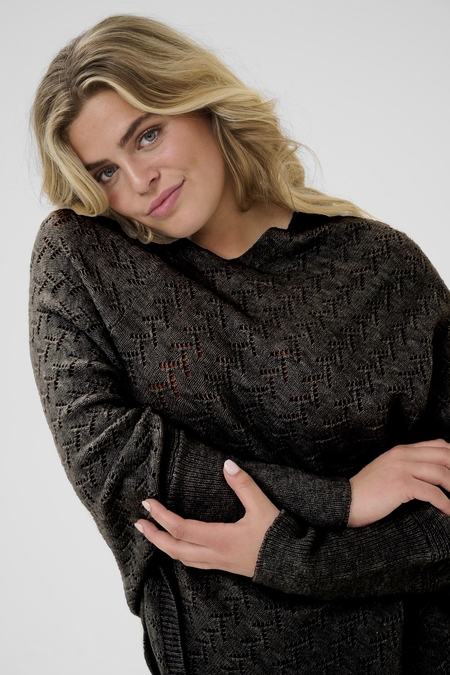 Kaffe Curve poncho Olina