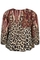 ZHENZI dierenprint blouse Siff