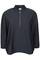 ZHENZI streep sweater trui rits