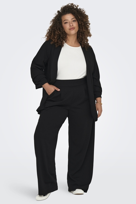 ONLY stretch broek wijde pijpen