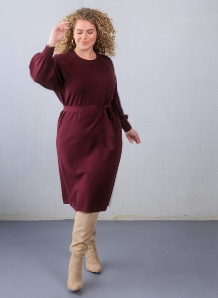 Yest Curve jurk Roos Essential