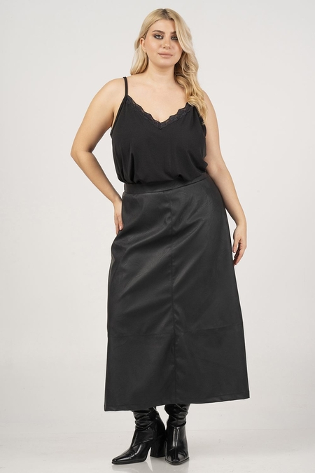 Curviss rok leatherlook