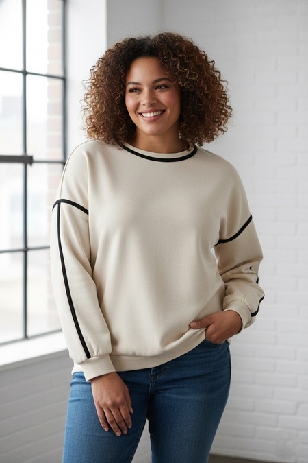 VERO MODA eco sweater zwarte bies