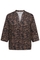 ONLY eco bruin print shirt v-hals