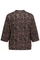 ONLY eco bruin print shirt v-hals