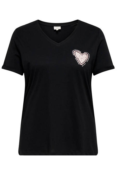 ONLY shirt V-hals korte mouw