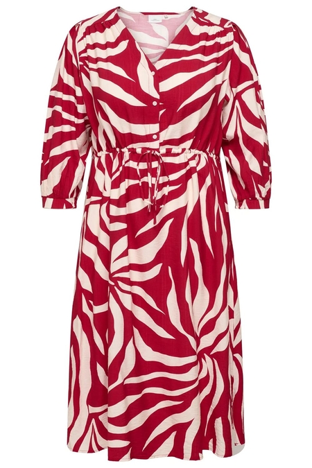 ONLY jurk 3/4 mouw v-hals print