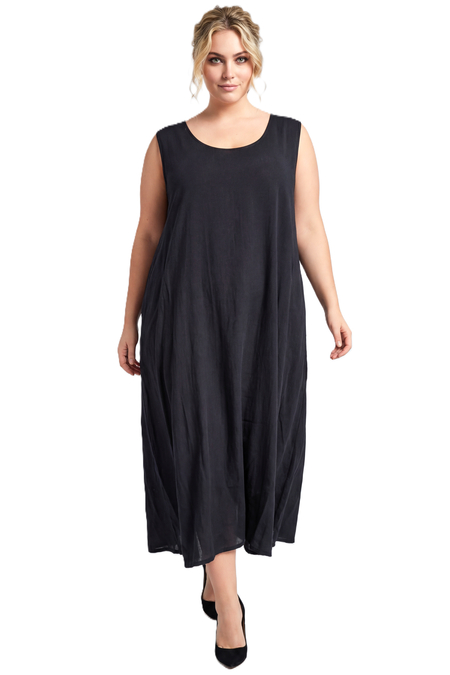 Luna jurk lois ronde hals