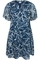 ZHENZI jurk korte mouw