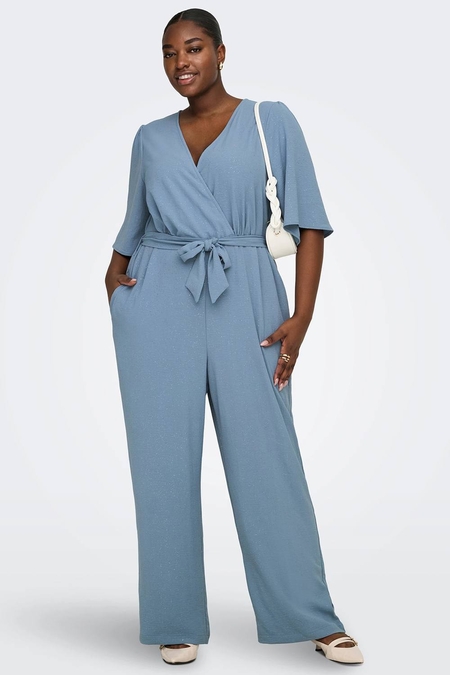 ONLY Glitter jumpsuit 2/4 mouwen