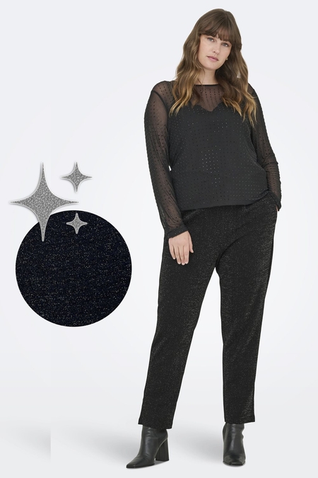 ONLY broek Poptrash Alya glitter