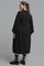 Mat fashion jurk wijde pofmouw