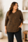 ZHENZI shirt streep met opdruk