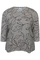 ZHENZI shirt streep met opdruk