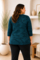 ZHENZI shirt streep met opdruk