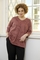 ZHENZI shirt streep met opdruk