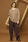 ZHENZI glitter blouse lange mouw