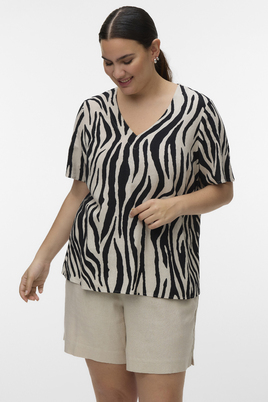 VERO MODA curve eco blouse V-hals