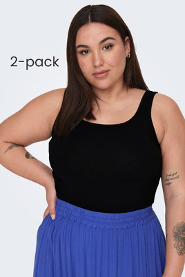 ONLY time tanktop kort 2-pack