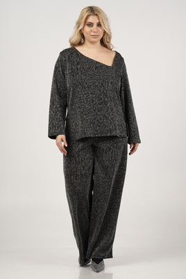 Curviss broek glitter jersey