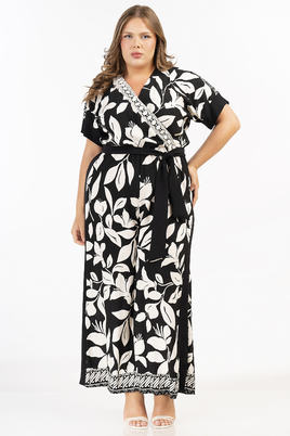 Curviss Jumpsuit bloemprint