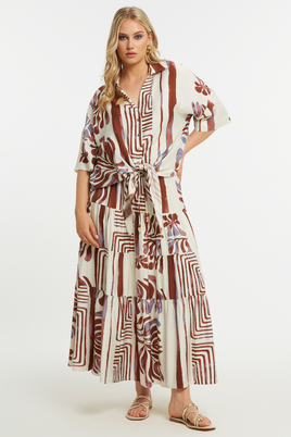 Mat fashion blouse print