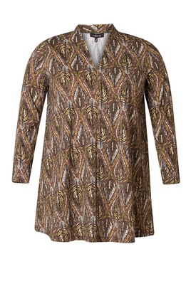 COLLETTA tuniek V hals print