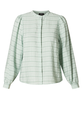 YESTA blouse glans streep