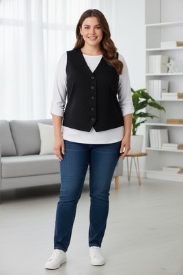 Yest Curve vest Henriette