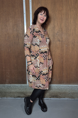 Ophilia jurk Ivy jersey dessin