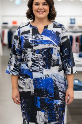 Ophilia jurk Yara cotton dessin