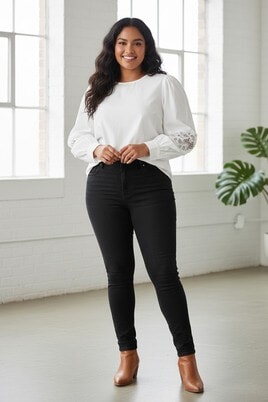 VERO MODA blouse kanten details