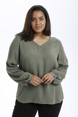 Kaffe Curve blouse Ami crincle