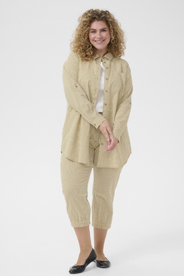 Kaffe Curve blouse oprolmouw streep