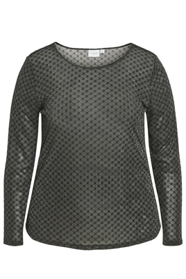EVOKED VILA shirt MOREA glitter