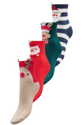 ONLY sokken Kerst CARXIA 4 stuks