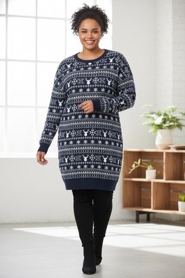 ONLY jurk CARXMAS gebreid