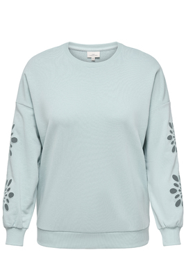ONLY ECO sweater opengewerkte mouw