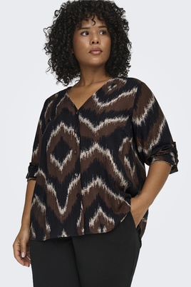 ONLY shirt v-hals 3/4 mouwen