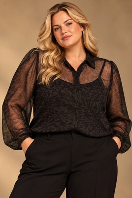 ONLY eco shirt lange mouw print