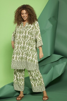 ZHENZI tuniek combi print details