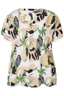 ZHENZI blouse Lyda print V hals
